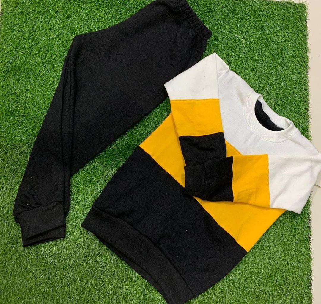 2pc kids fleece sweatshirt tracksuit
