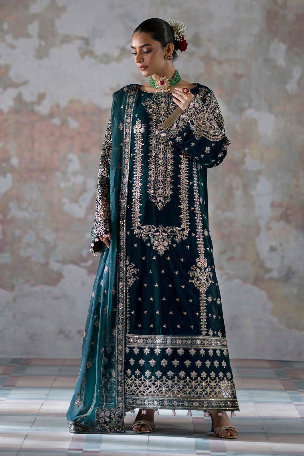 Emaan Adeel Sanjh Luxury Velvet Collection