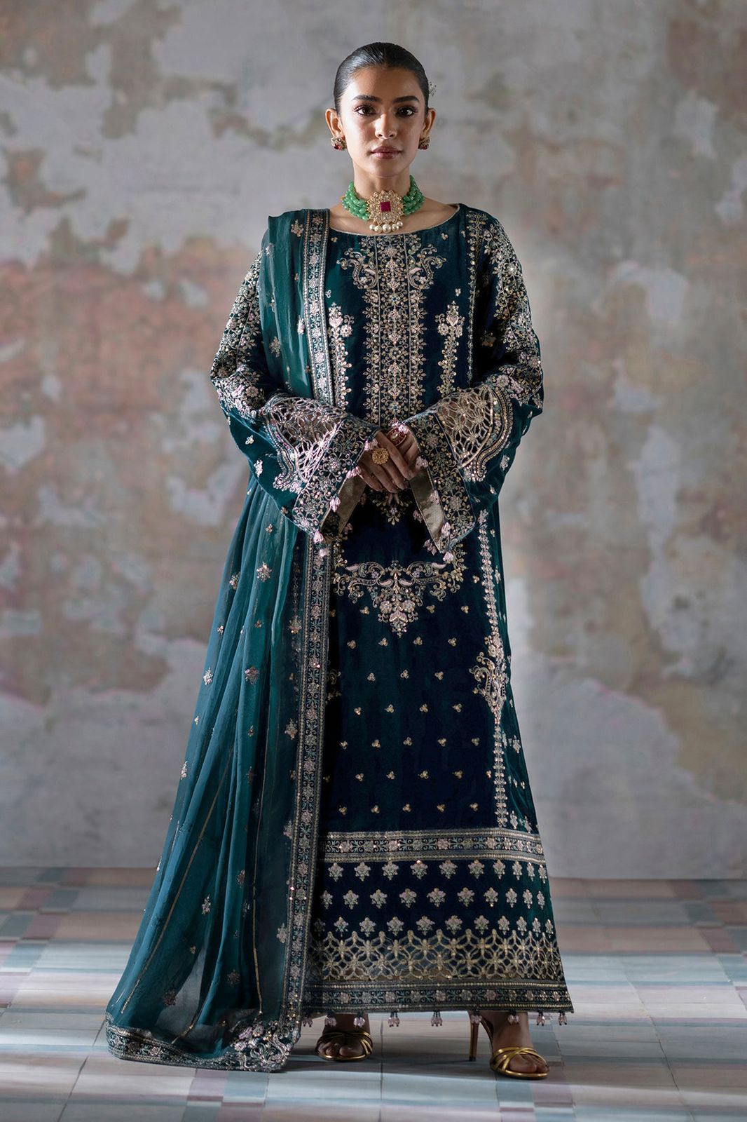 Emaan Adeel Sanjh Luxury Velvet Collection