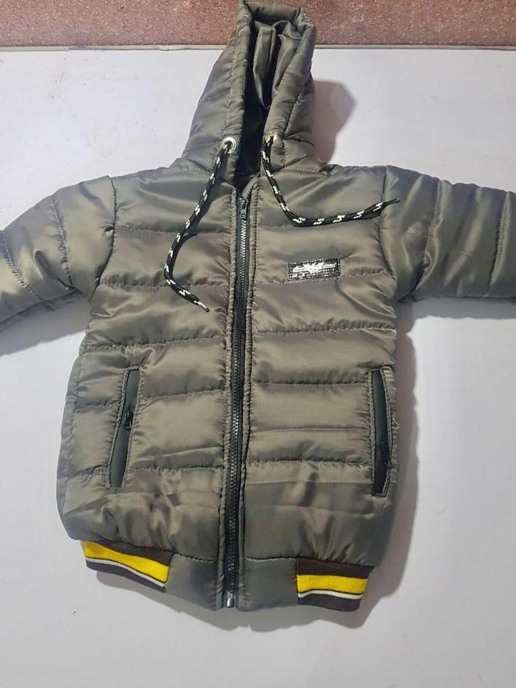 1 Pc Boy's Stitched Polyester Puffer Jacket