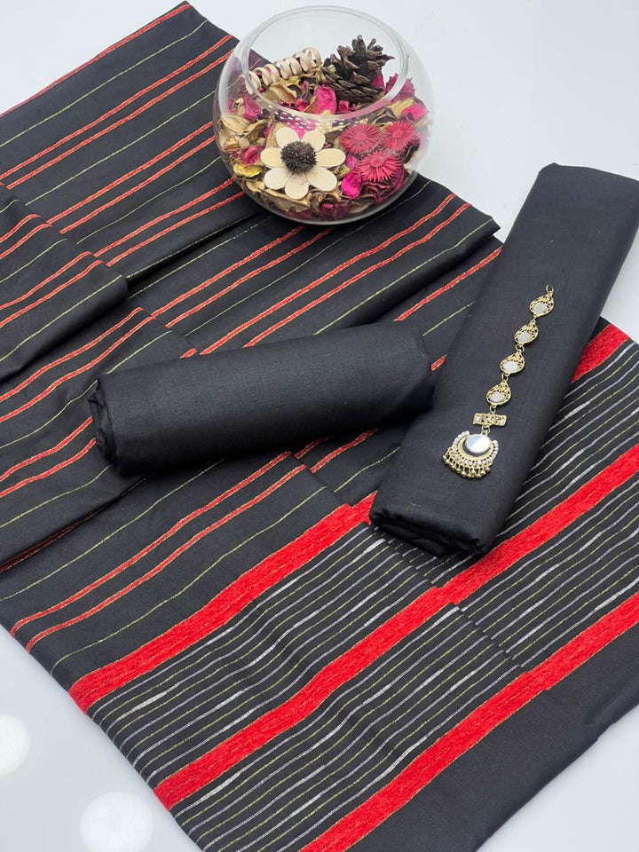 KHADI SILK UNSTITCED 3PC