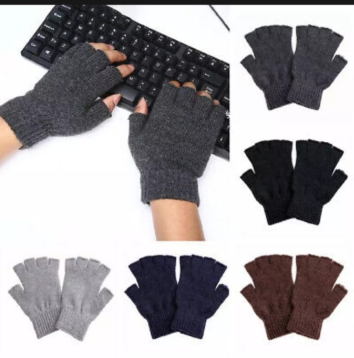 Half finger gloves for girls