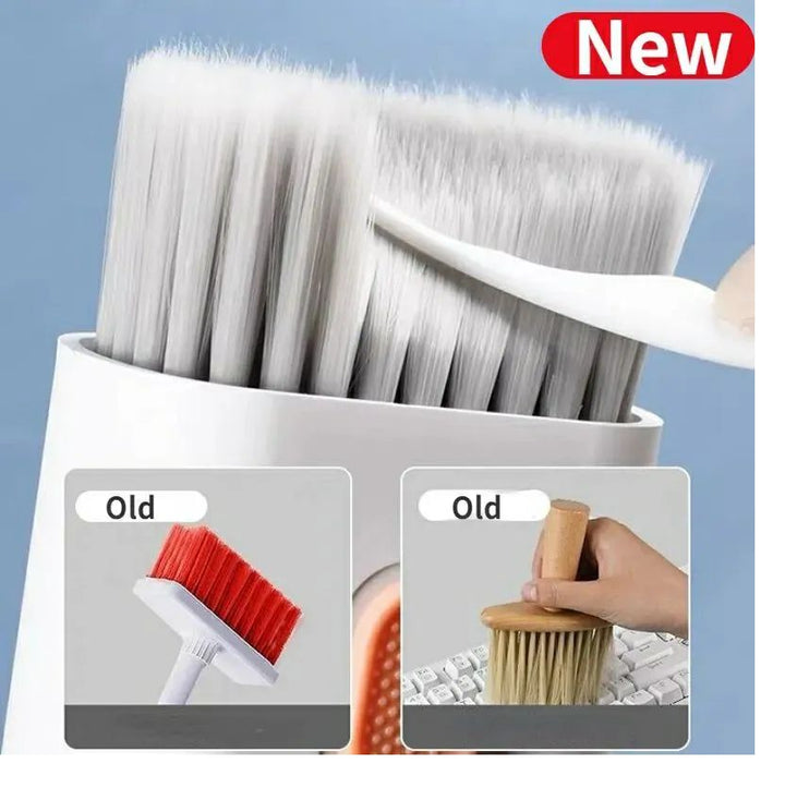 7 In 1 Computer Keyboard Cleaner Brush Kit Earphone Cleaning Pen For Headset Keyboard Cleaning Tools Cleaner Keycap Puller